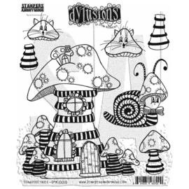 Toadstool Tales - Dylusions Clingstamp