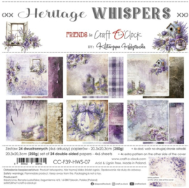 Heritage Whispers 8x8 Inch Paper Set