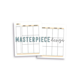 Masterpiece Memory Planner - Weekly Inserts Yellow
