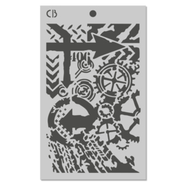 Stencil Mix – Polar Railway Triple Layer Set (3 Unique Designs)