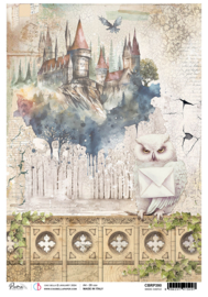 Wizard Academy - Magic Castle - Rijstpapier