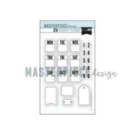 Masterpiece Clear Stempelset - Planner Things