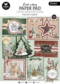 Card making pad Festive Forest Essentials nr.13