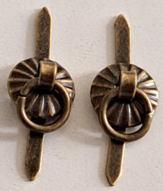 Ring Fasteners mini - Brons