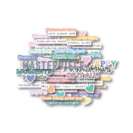 Masterpiece Die-cuts 4 seasons - Text