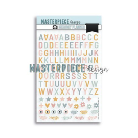 Masterpiece Puffy Stickers - Alphabet
