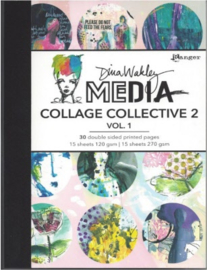 Dina Wakley media collage Collective 2 vol. 1