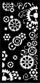 Gear up for Christmas Thick Stencil - Gears