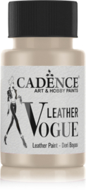 Vogue Leer Verf Metallic - Platinum