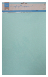 Soft Glitter Mint - Glitter Karton