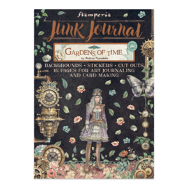 Gardens of Time - Junk Journal Stickers, Backgrounds, Cut-Outs