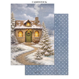 Silent Night - Junk Journal Stickers, Backgrounds, Cut-Outs
