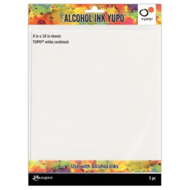 Alcohol Ink Yupo - White Cardstok 5 pcs