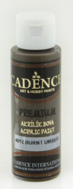 Burnt Umber - Cadence Premium Acrylic Paint (semi matt)