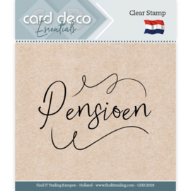 Clear Stamps - Pensioen
