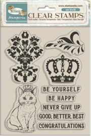 Alterego Crown and Cat - Clearstamp
