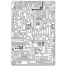 Circuit - Multi-Level Textured Impressions Embossing Folder