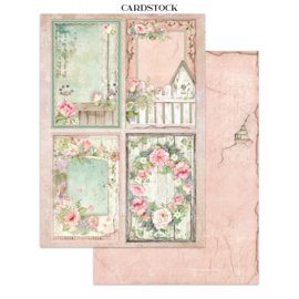 House of Roses - Junk Journal Stickers, Backgrounds, Cut-Outs