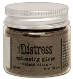 Walnut Stain - Distress Embossing Glaze Powder