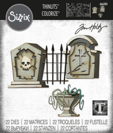 Tim Holtz Halloween Colorize Graveyard