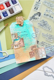 Framelits Die w/Stamps - Bird Song