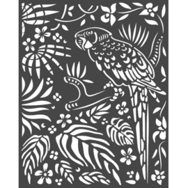 Amazonia Parrot - Thick Stencil (0,5 mm)