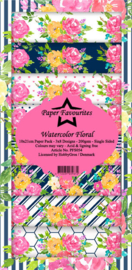 Watercolor Floral - Slimline Pack