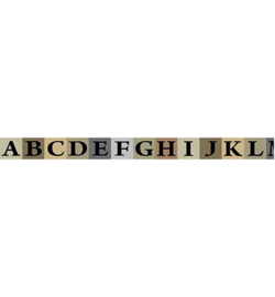 Alphabet - Washi Tape