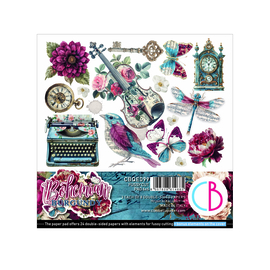 Bohemian Burgundy - Fussy Cut Pad