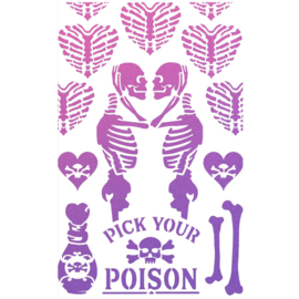 Poison Love - Texture Stencil