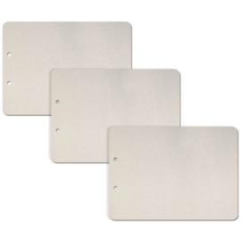 Set 3 Rectangular Horizontal - Chipboard Pages