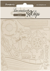 Silent Sea Boat - Decorative Chips