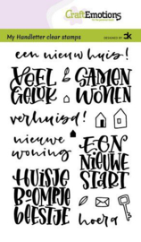 Handletter - Nieuwe Woning (NL) - Clearstamp