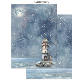 Silent Sea - Junk Journal Stickers, Backgrounds, Cut-Outs