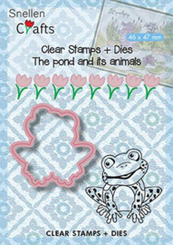 The Pond and It's Animals Frog - Clearstamp