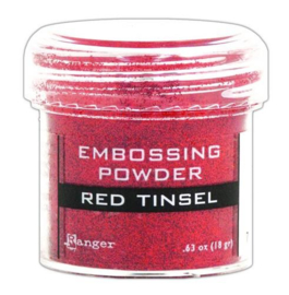 Embossing poeder -  Red Tinsel