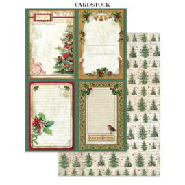 Classic Christmas - Junk Journal Stickers, Backgrounds, Cut-Outs