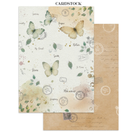Flowers and Poems - Junk Journal Stickers, Backgrounds, Cut-Outs