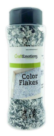 Color Flakes - Graniet Wit Zwart