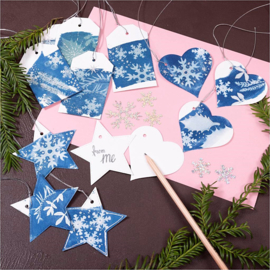 Mini Hobbyset Cyanotype, Geschenk-labels