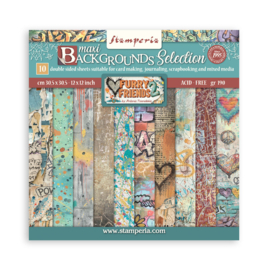 Design Paper Backgrounds Pad 12x12 inch