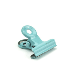 Bulldog Papierklem - 19 mm turquoise