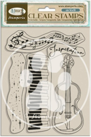 Music - Violin - Clearstamp