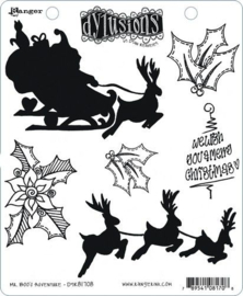 Christmas Mr. Boo‘s Adventure - Dylusions Clingstamp