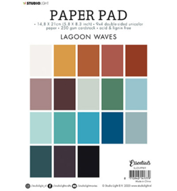 Paper Pad Essentials Patterns Nr.89 - Lagoon waves