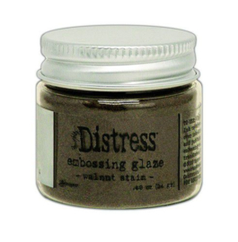 Walnut Stain - Distress Embossing Glaze Powder