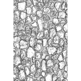 Mini Cobblestone - 3D Impresslits Embossing Folder