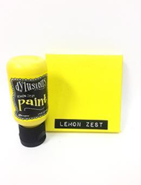 Lemon Zest - Dylusions Paint Flip Cap Bottle