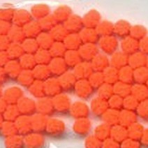 Mini Pompons Neon Oranje