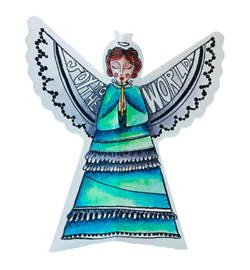 Unprinted Angel Flags Art Paper Christmas Essentials nr.63